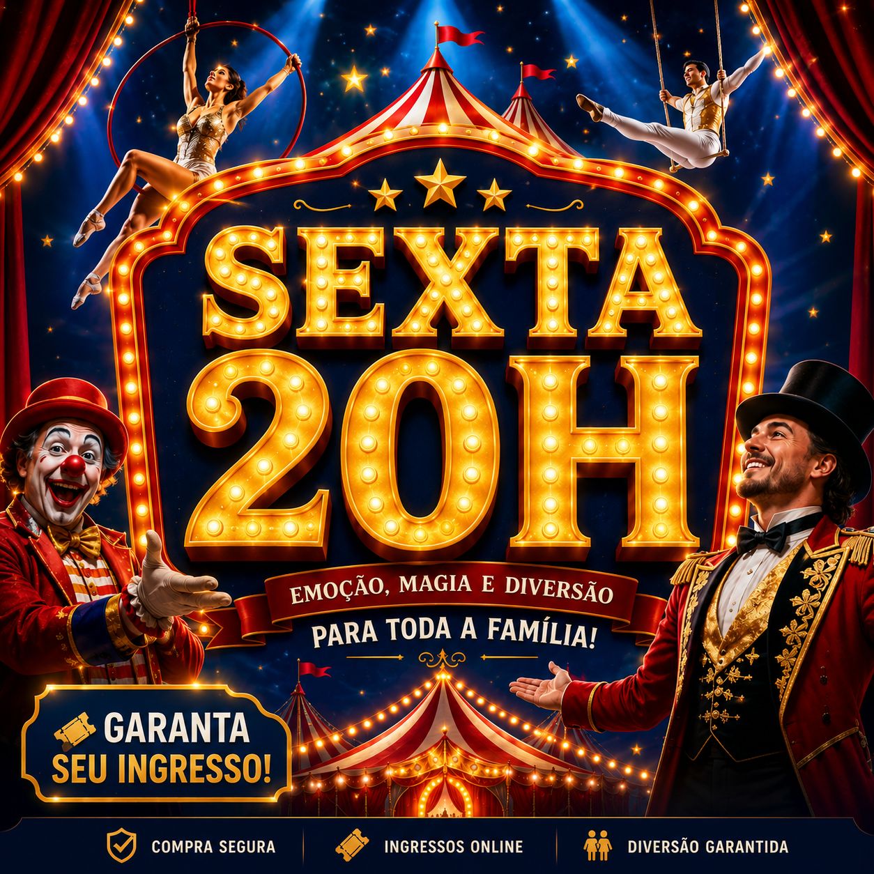 CIRCO MONTOVANI 15/05 SEXTA-FEIRA | 20H